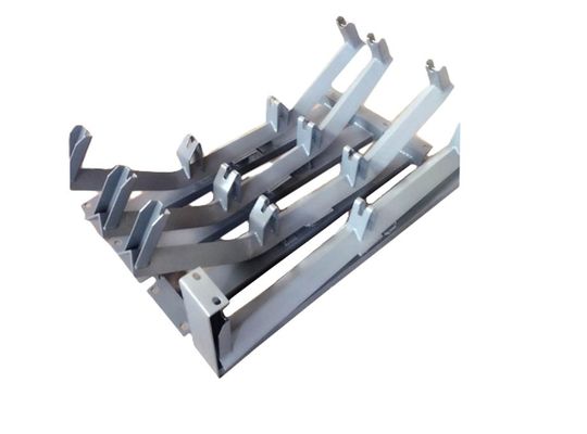 Self Aligning Conveyor Idler Bracket Steel Support Frame For Belt Systems
